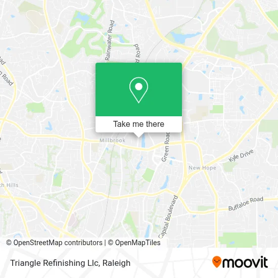 Triangle Refinishing Llc map