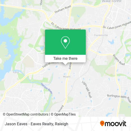 Jason Eaves - Eaves Realty map