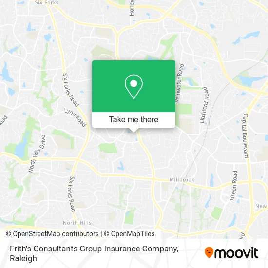 Frith's Consultants Group Insurance Company map