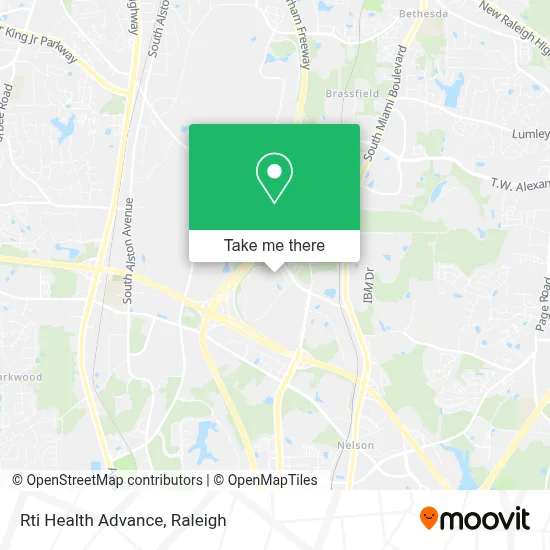 Rti Health Advance map