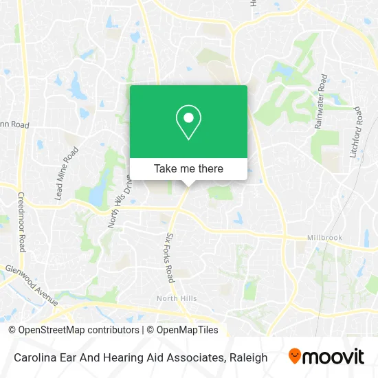 Carolina Ear And Hearing Aid Associates map
