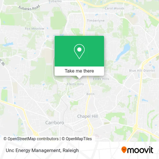 Unc Energy Management map