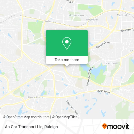Aa Car Transport Llc map