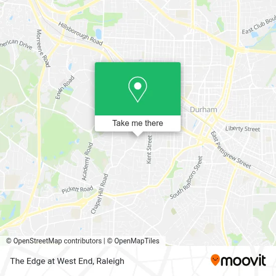 The Edge at West End map