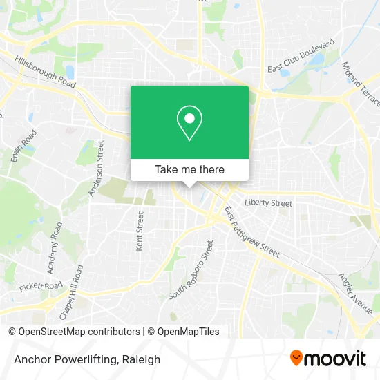 Anchor Powerlifting map
