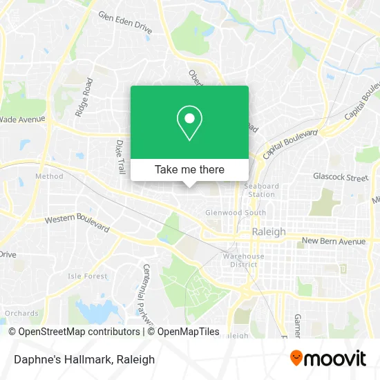 Daphne's Hallmark map
