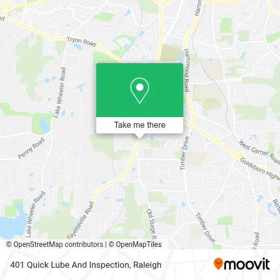 401 Quick Lube And Inspection map