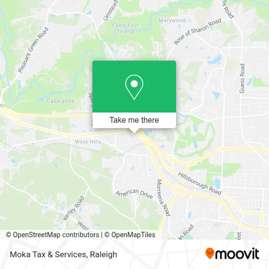 Moka Tax & Services map