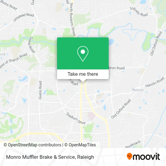 Monro Muffler Brake & Service map