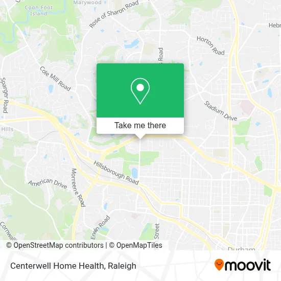 Centerwell Home Health map