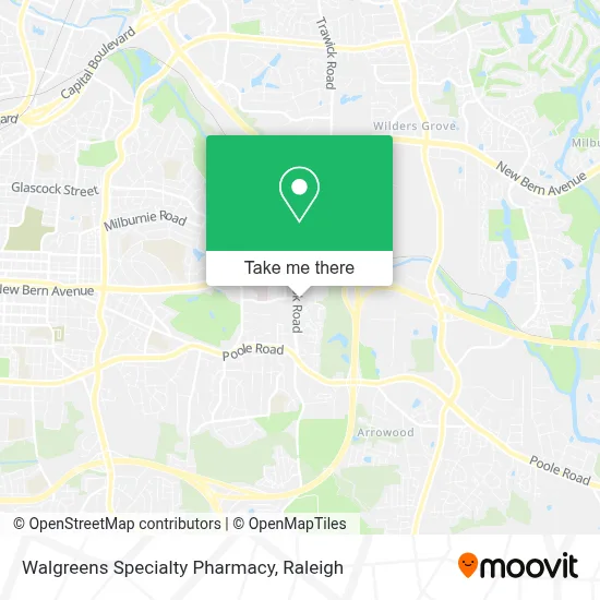 Walgreens Specialty Pharmacy map