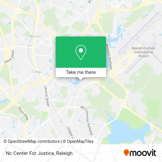 Nc Center For Justice map