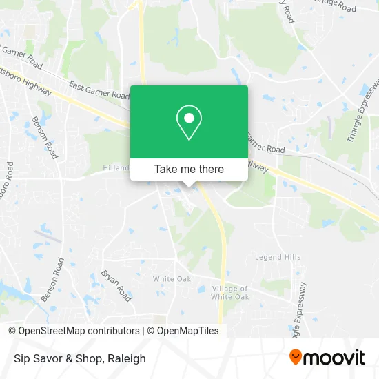 Sip Savor & Shop map