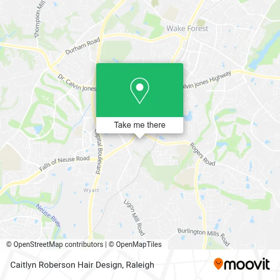 Caitlyn Roberson Hair Design map