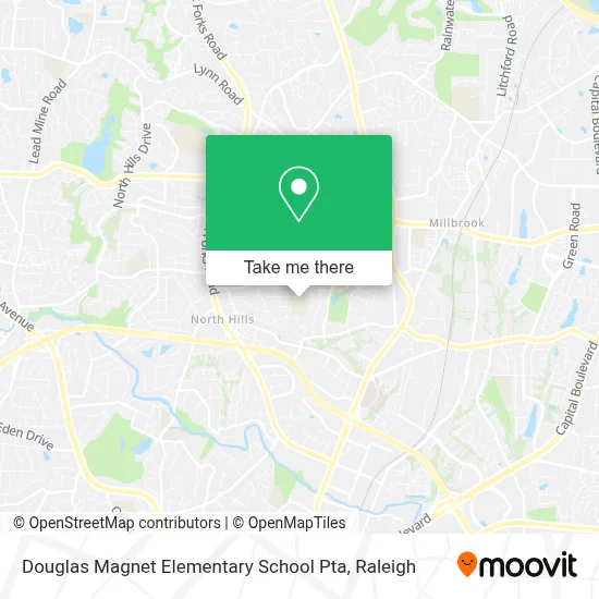 Douglas Magnet Elementary School Pta map