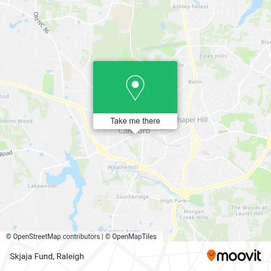 Skjaja Fund map