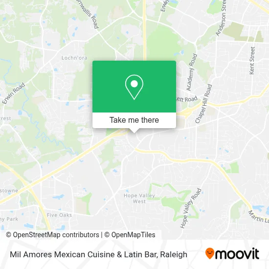 Mil Amores Mexican Cuisine & Latin Bar map