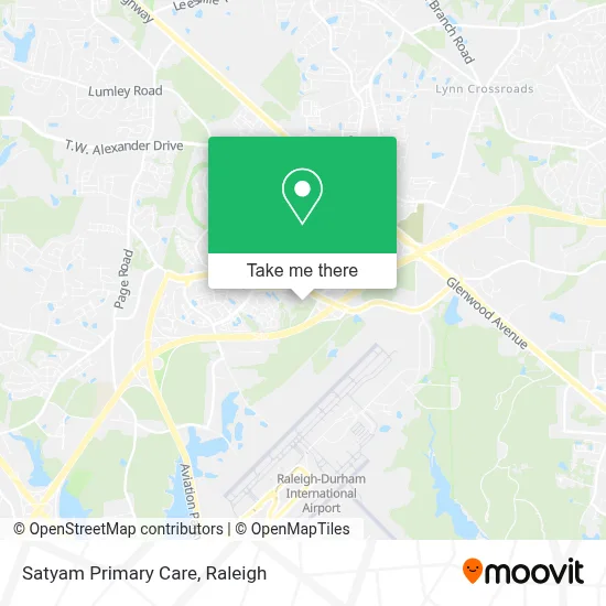 Satyam Primary Care map