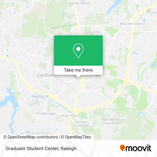 Graduate Student Center map