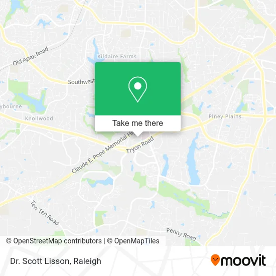 Dr. Scott Lisson map