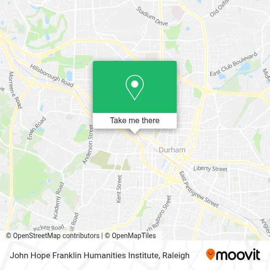 John Hope Franklin Humanities Institute map