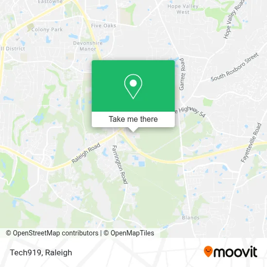 Tech919 map