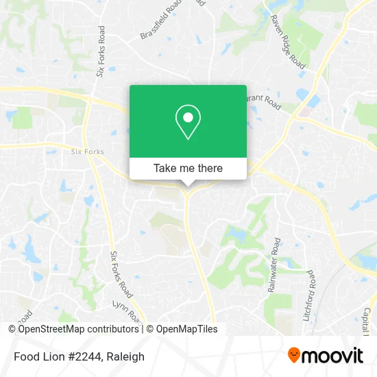 Food Lion #2244 map