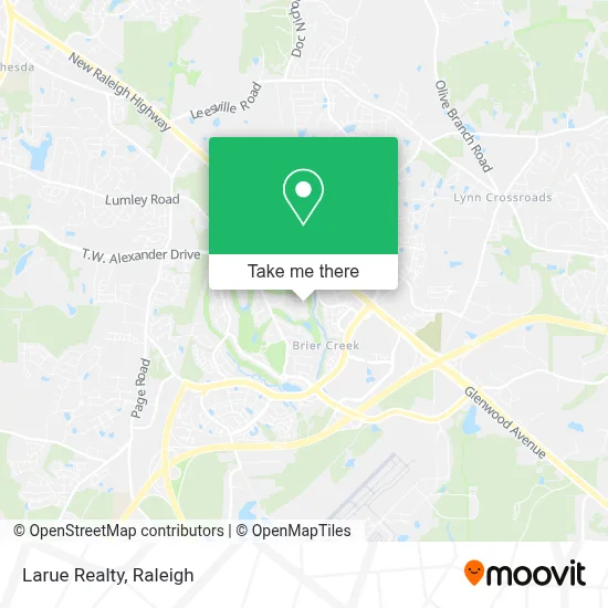 Larue Realty map