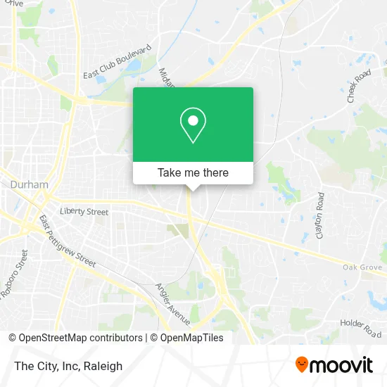 The City, Inc map