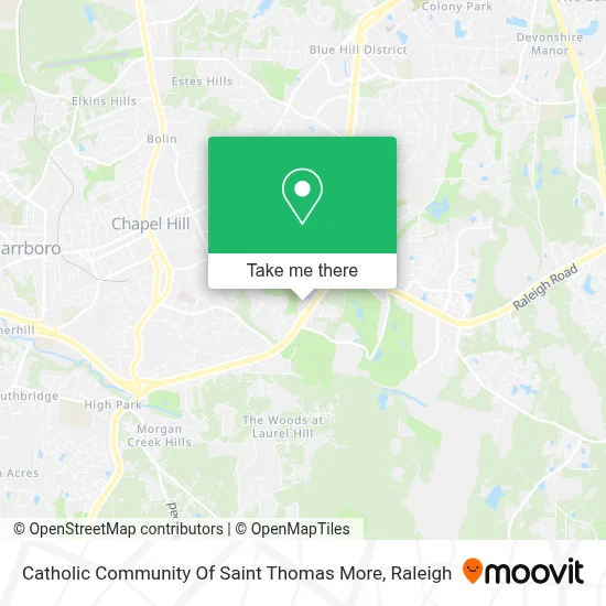 Catholic Community Of Saint Thomas More map