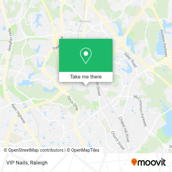 Vip Nails map