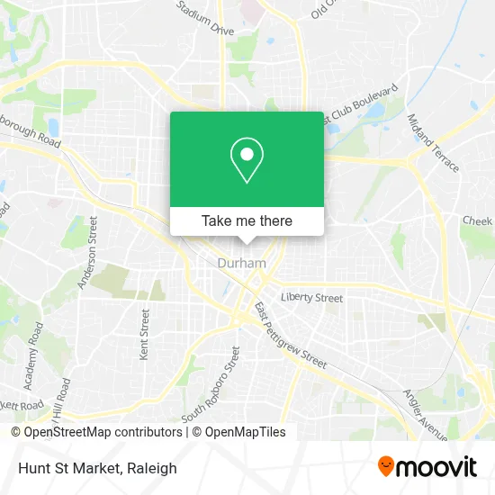 Hunt St Market map