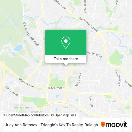 Judy Ann Ramsey • Triangle's Key To Realty map