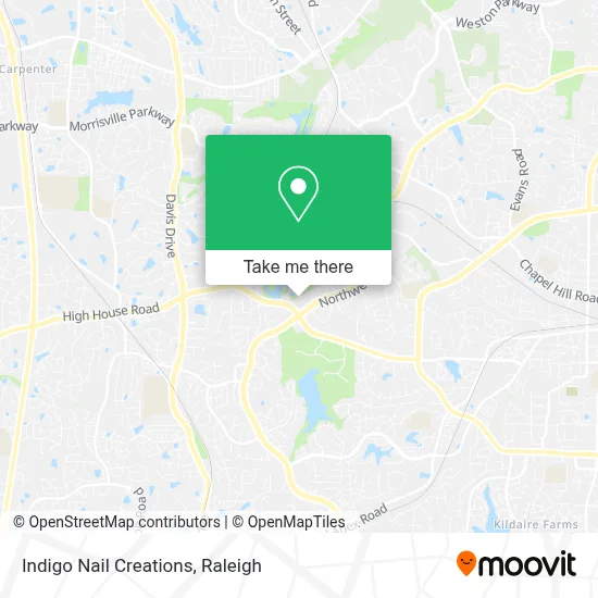 Indigo Nail Creations map
