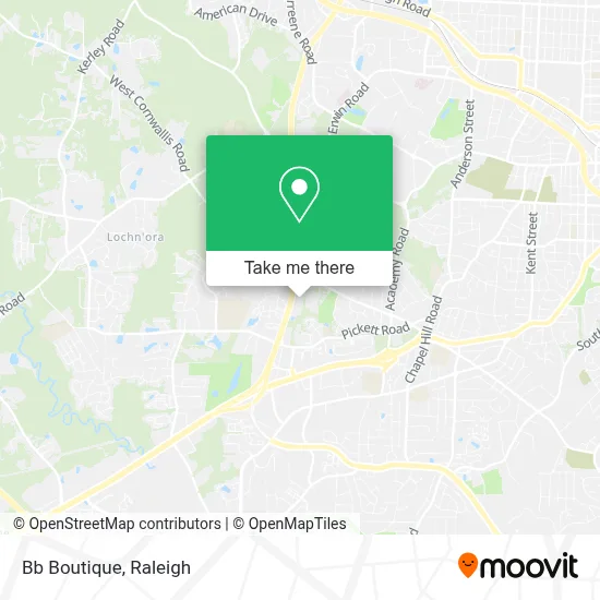 Bb Boutique map