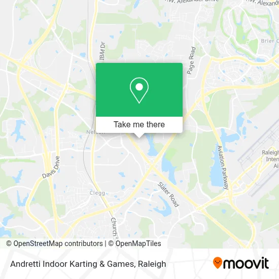 Andretti Indoor Karting & Games map