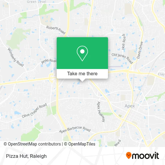 Pizza Hut map