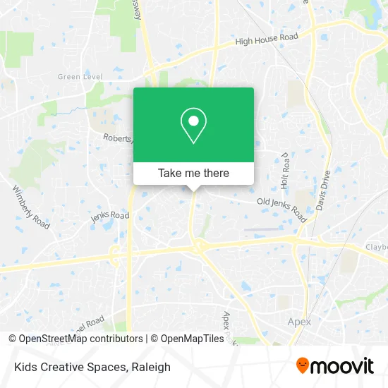 Mapa de Kids Creative Spaces