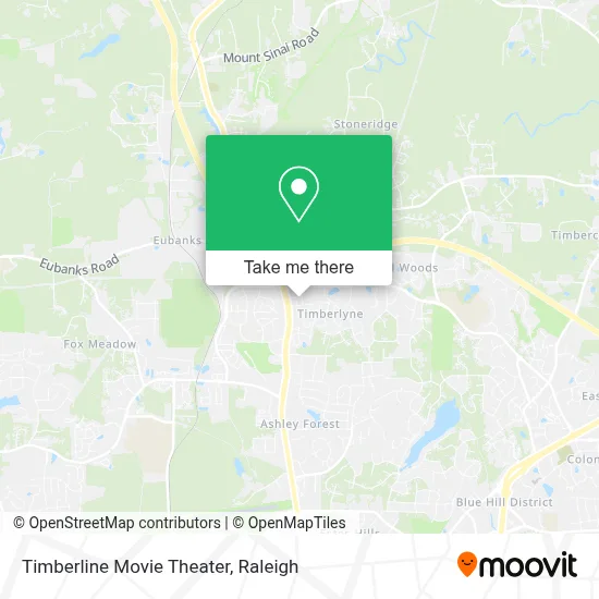 Timberline Movie Theater map