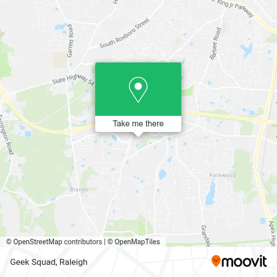 Geek Squad map