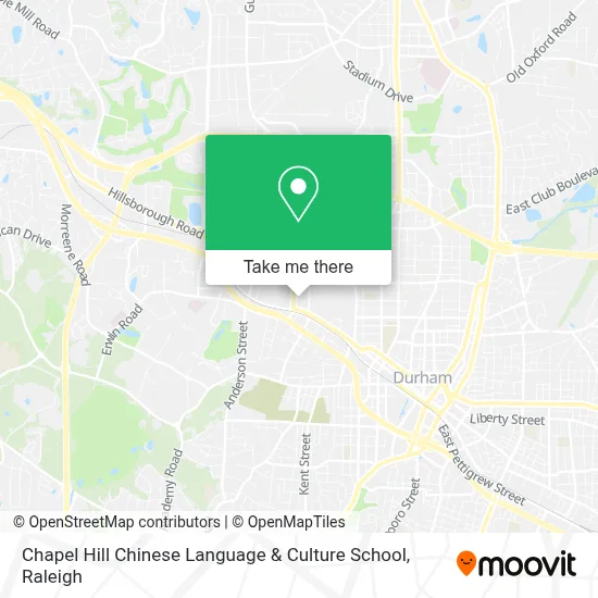 Chapel Hill Chinese Language & Culture School map