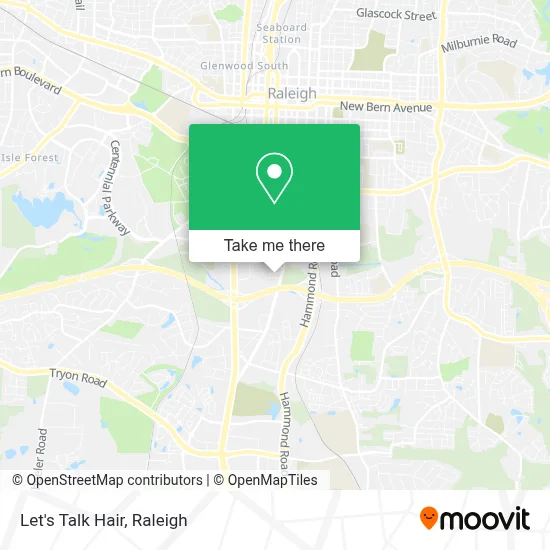 Let's Talk Hair map