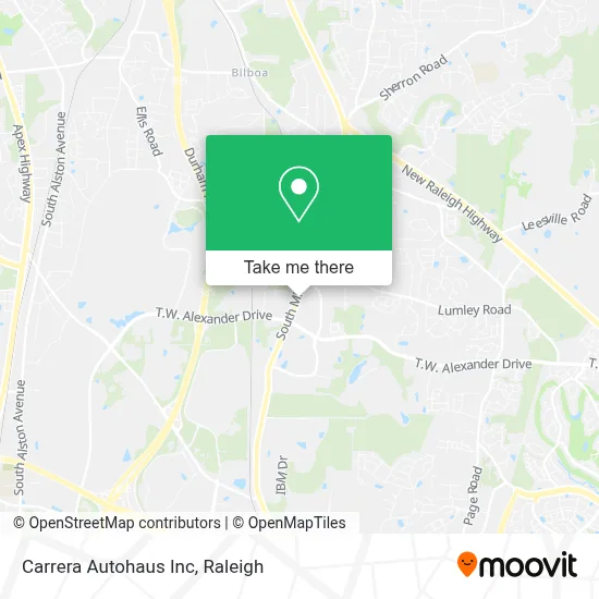 Carrera Autohaus Inc map