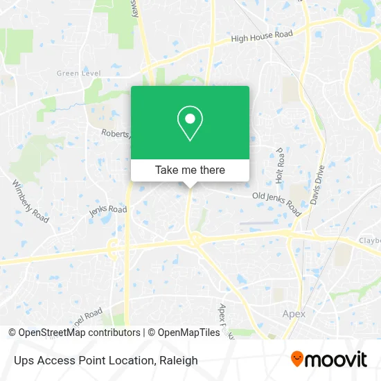 Mapa de Ups Access Point Location