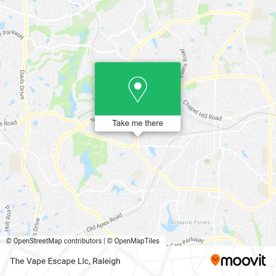 The Vape Escape Llc map