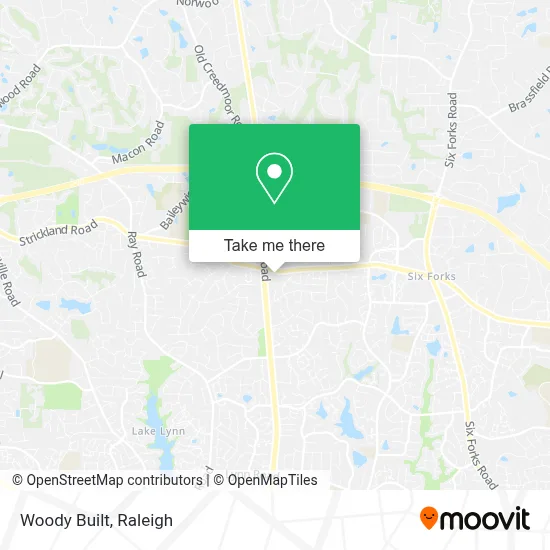 Woody Built map
