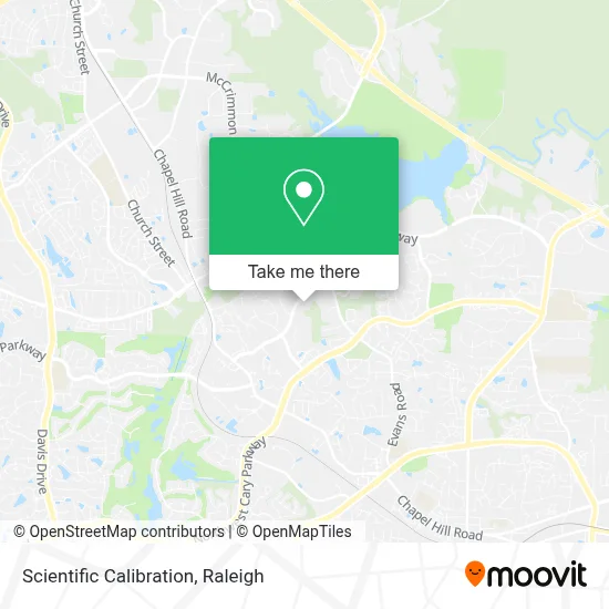 Scientific Calibration map
