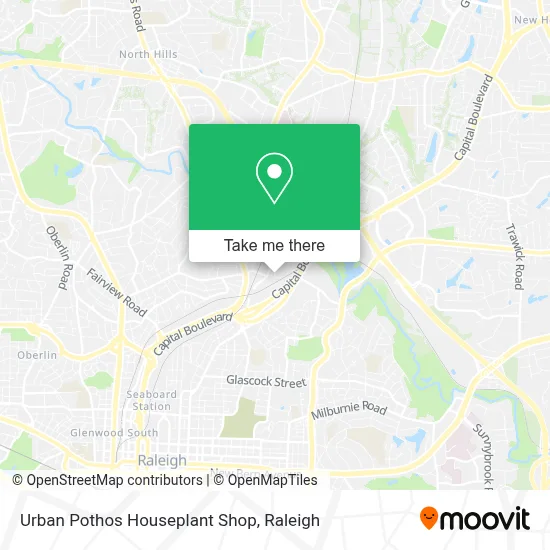 Urban Pothos Houseplant Shop map