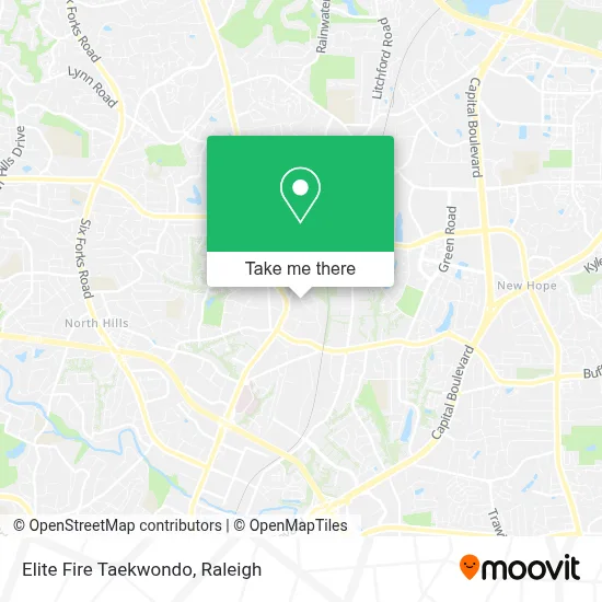 Elite Fire Taekwondo map