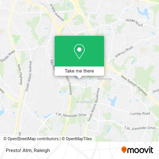 Presto! Atm map